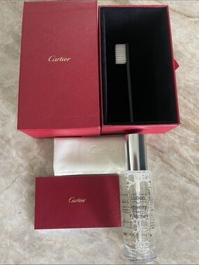 BRAND NEW AUTHENTIC CARTIER LOTION FOR JEWELRY & WATCHES KIT!
